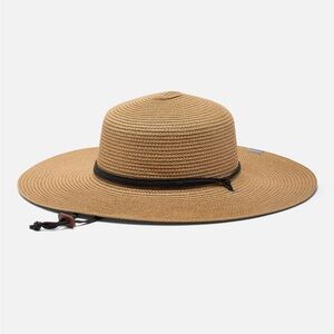 Columbia Global Adventure Packable Hat II Women Wide Brim Sun Straw Beach Hiking